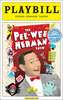 The Pee-wee Herman Show Limited Edition Official Opening Night Playbill 